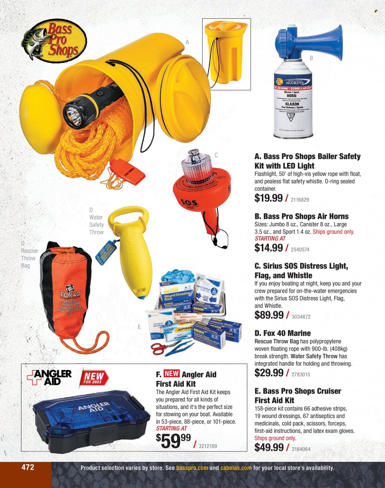 Bass Pro Shops + Cabela's Fishing Master Catalog 2023 - Page 419