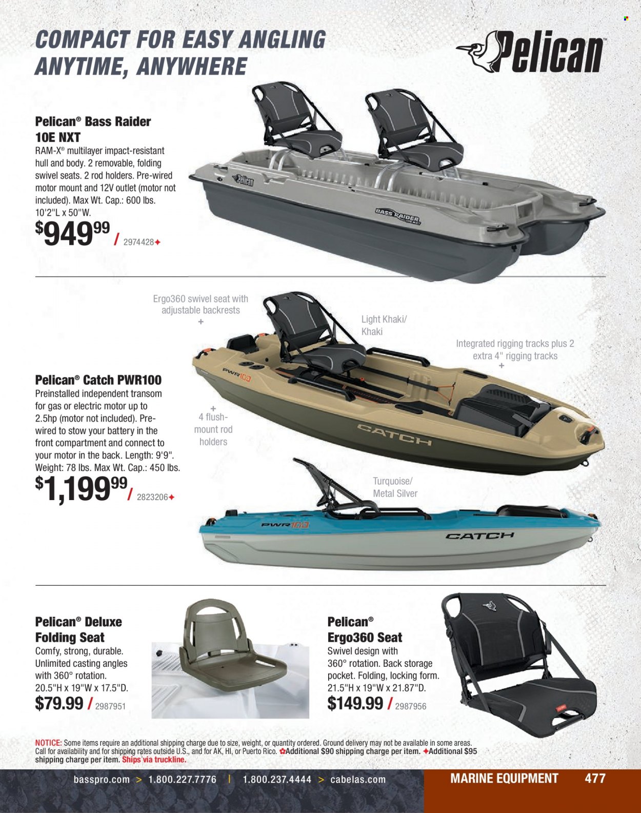 Bass Pro Shops + Cabela's Fishing Master Catalog 2023 - Page 424