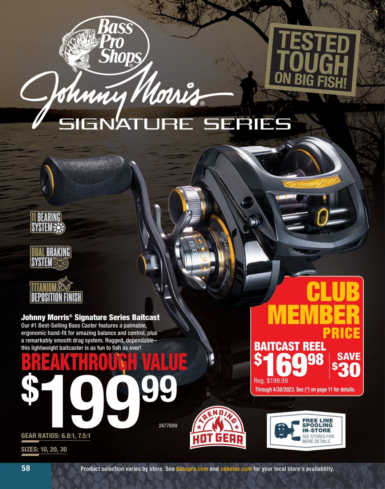 Bass Pro Shops + Cabela's Fishing Master Catalog 2023 - Page 509
