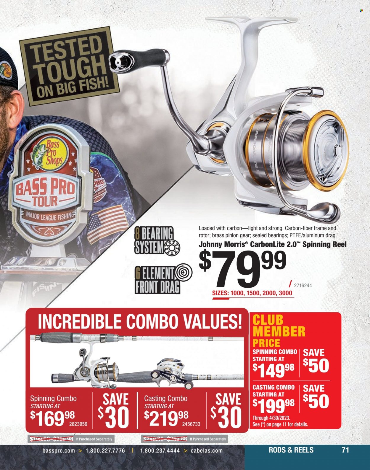 Bass Pro Shops + Cabela's Fishing Master Catalog 2023 - Page 522