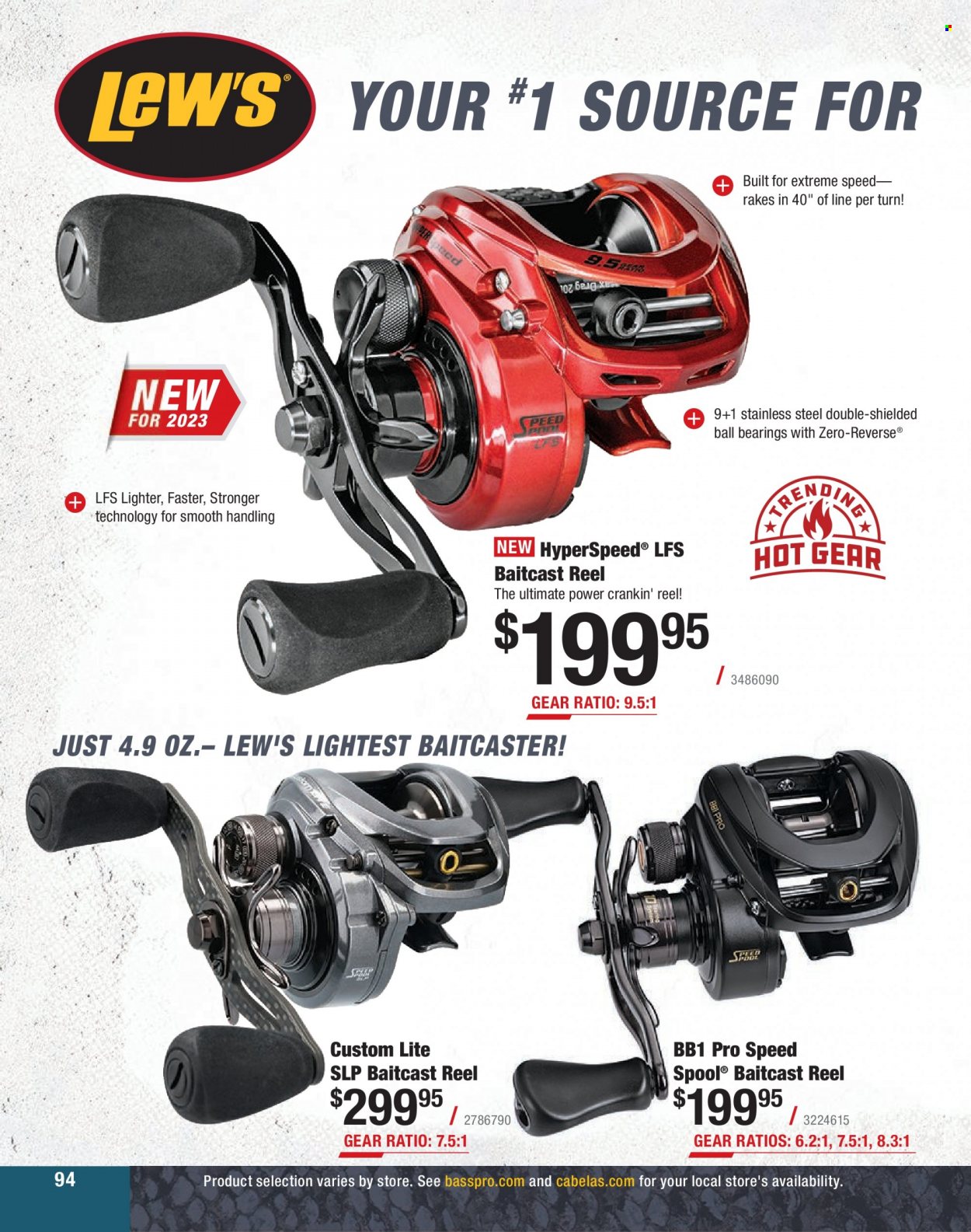 Bass Pro Shops + Cabela's Fishing Master Catalog 2023 - Page 545