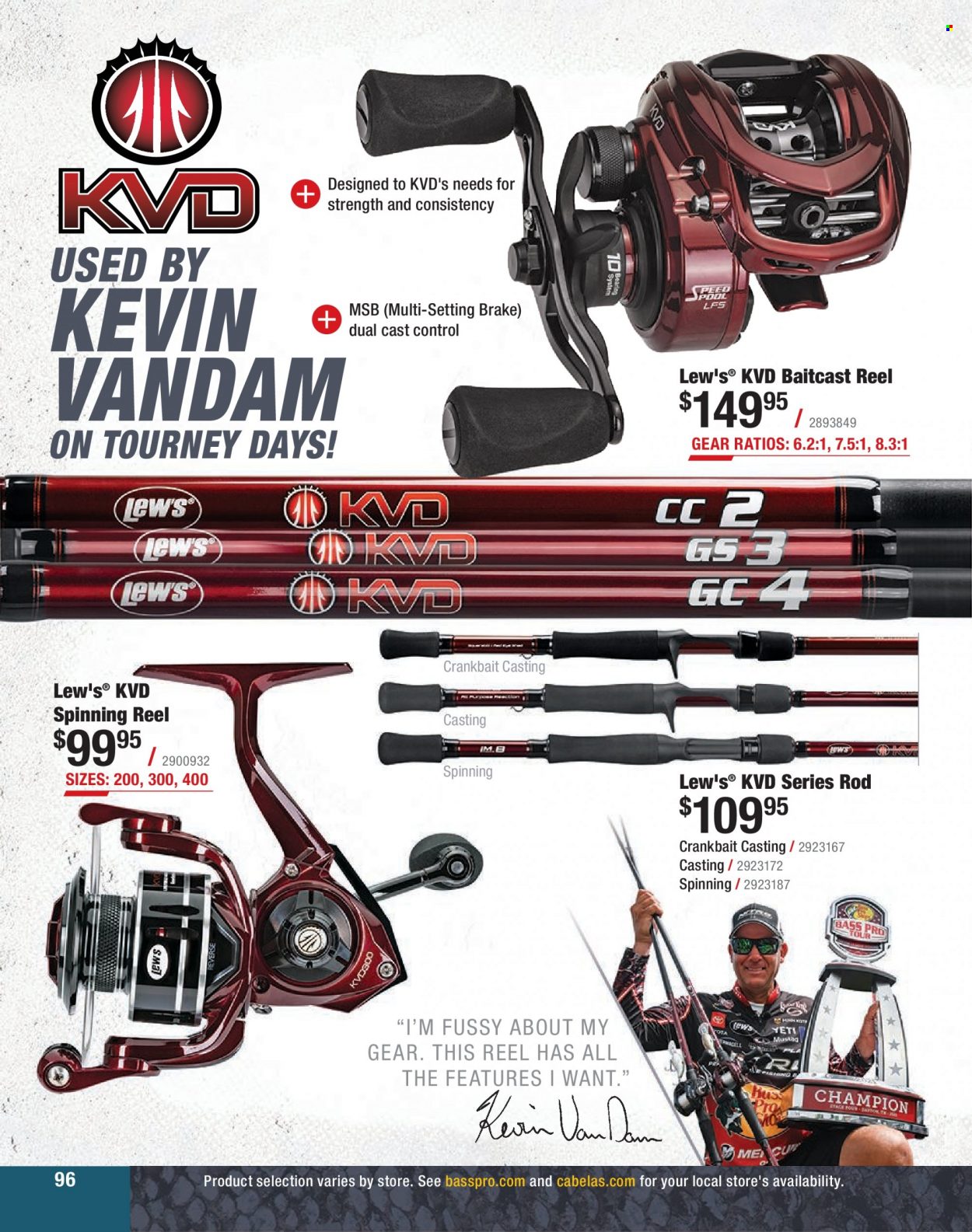 Bass Pro Shops + Cabela's Fishing Master Catalog 2023 - Page 547