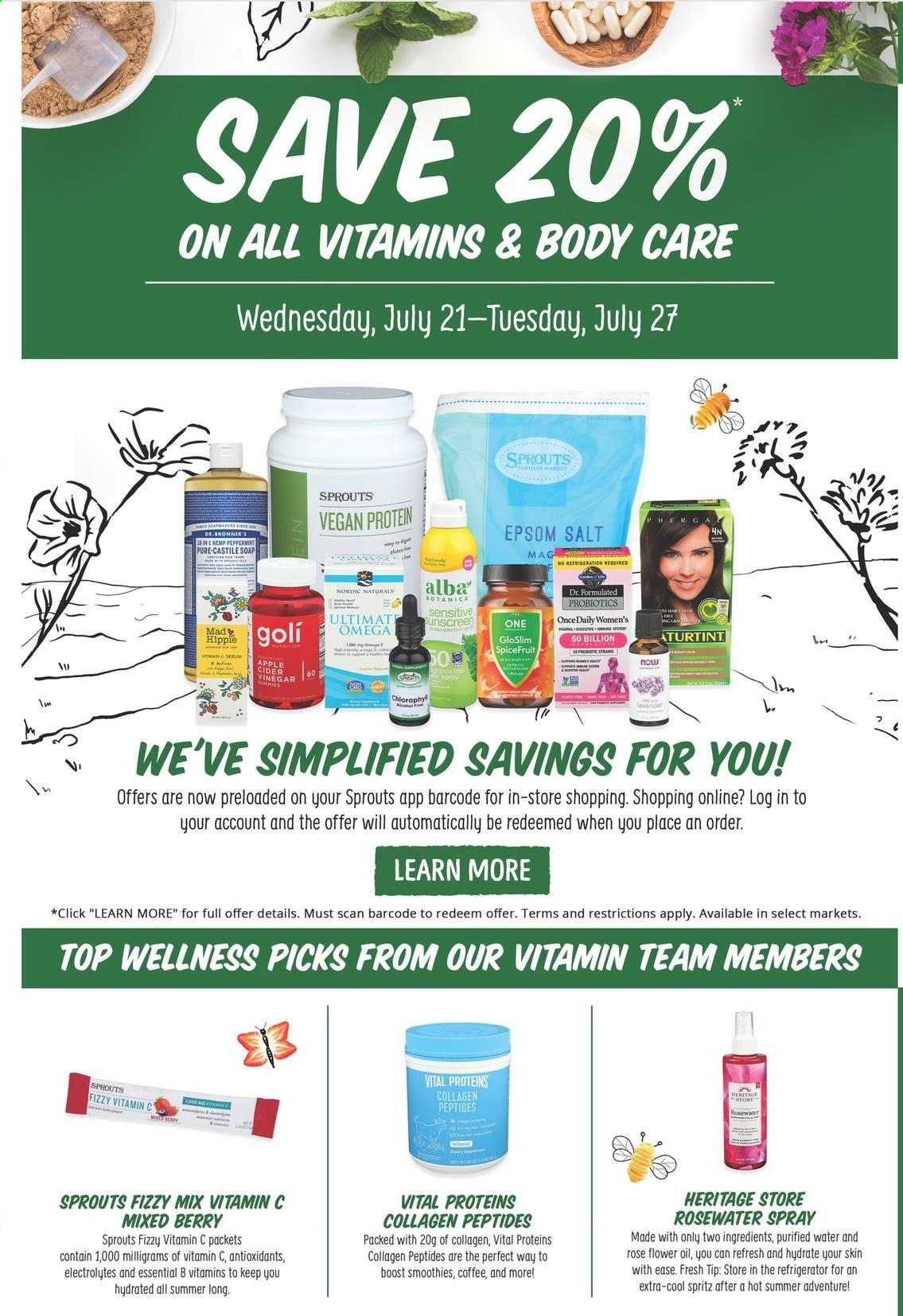 Sprouts Farmers Market Ad from july 21 to 27 2021 - Page 6
