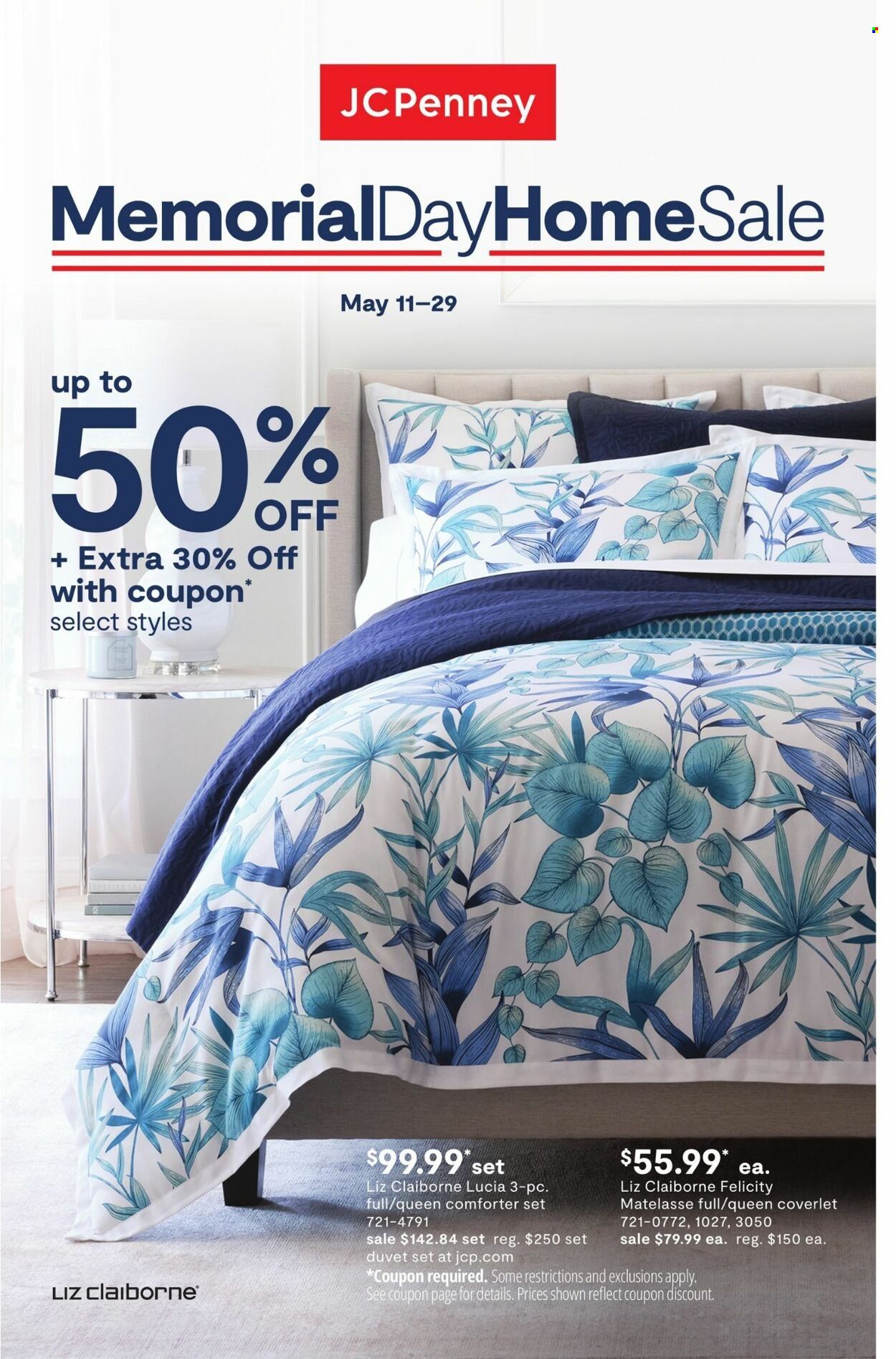 JCPenney Memorial Day Home Sale - Page 1