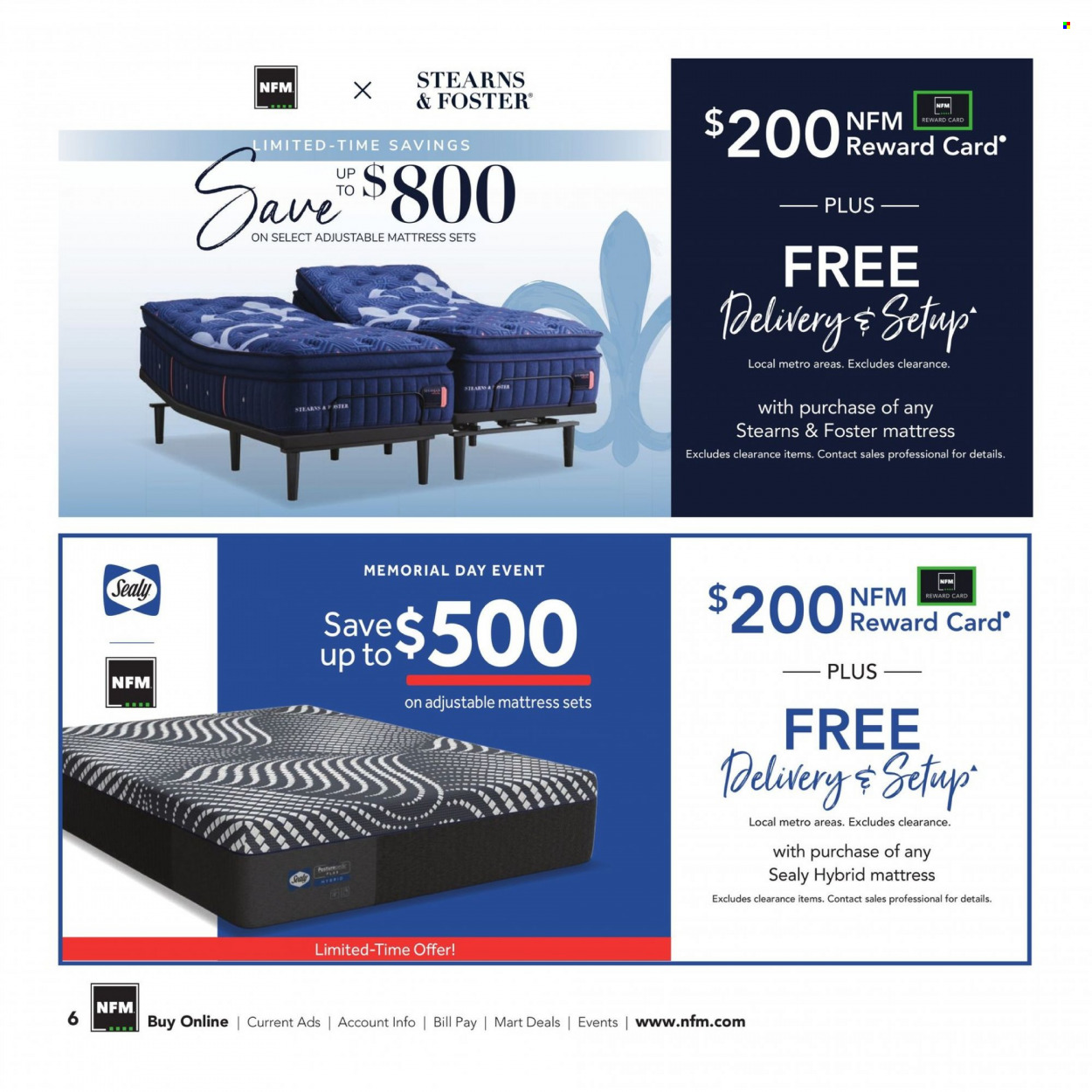 Nebraska Furniture Mart Mattress Ad - Page 6