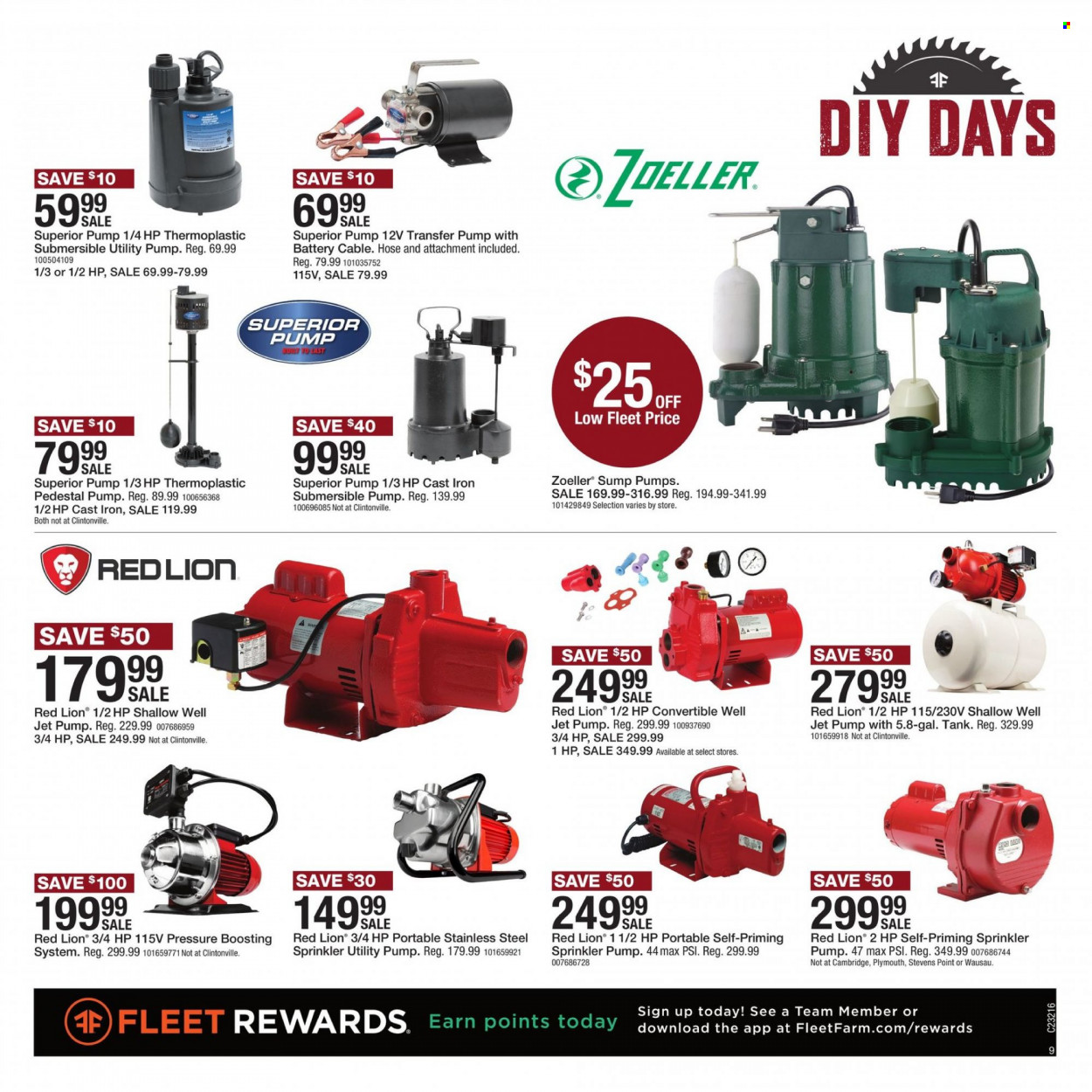 Fleet Farm DIY Days Sale - Page 9