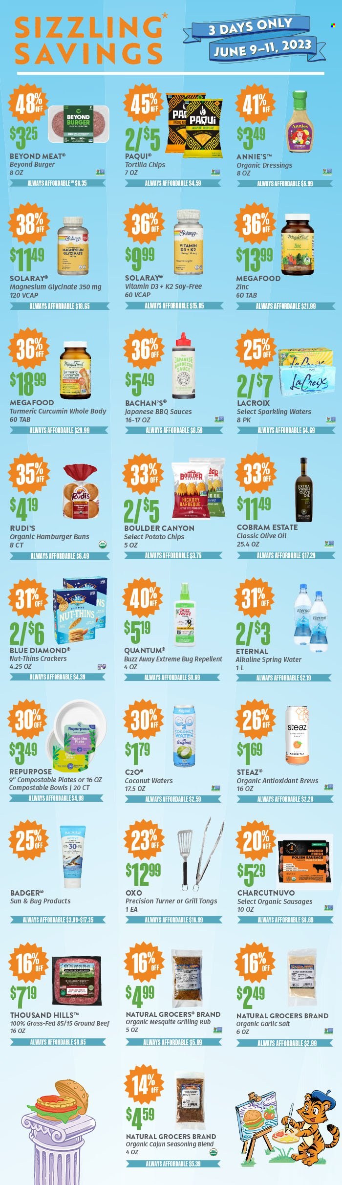 Natural Grocers Sizzling Savings - Page 1