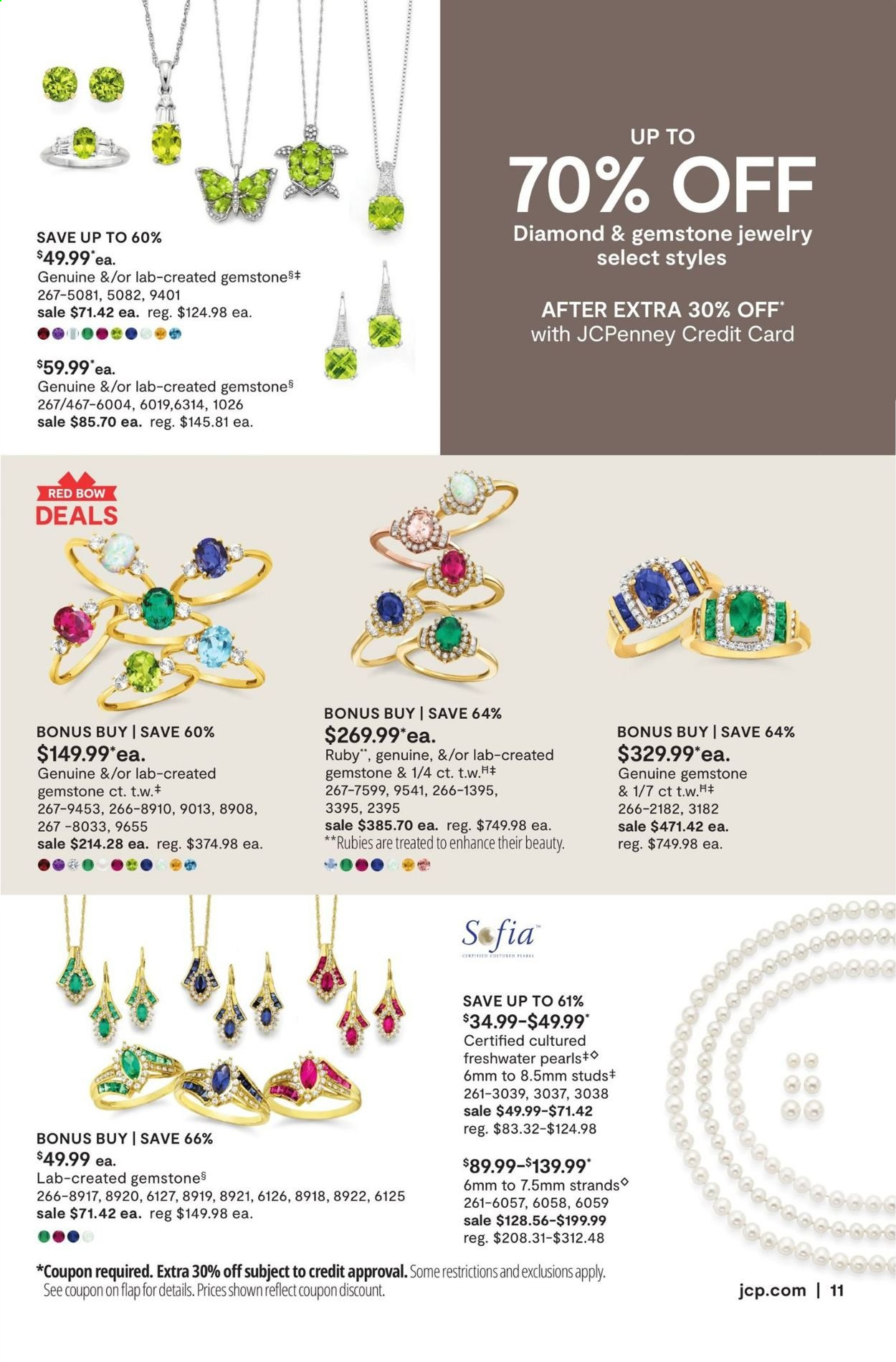 JCPenney Jewelry Ad from july 22 to august 15 2021 - Page 14
