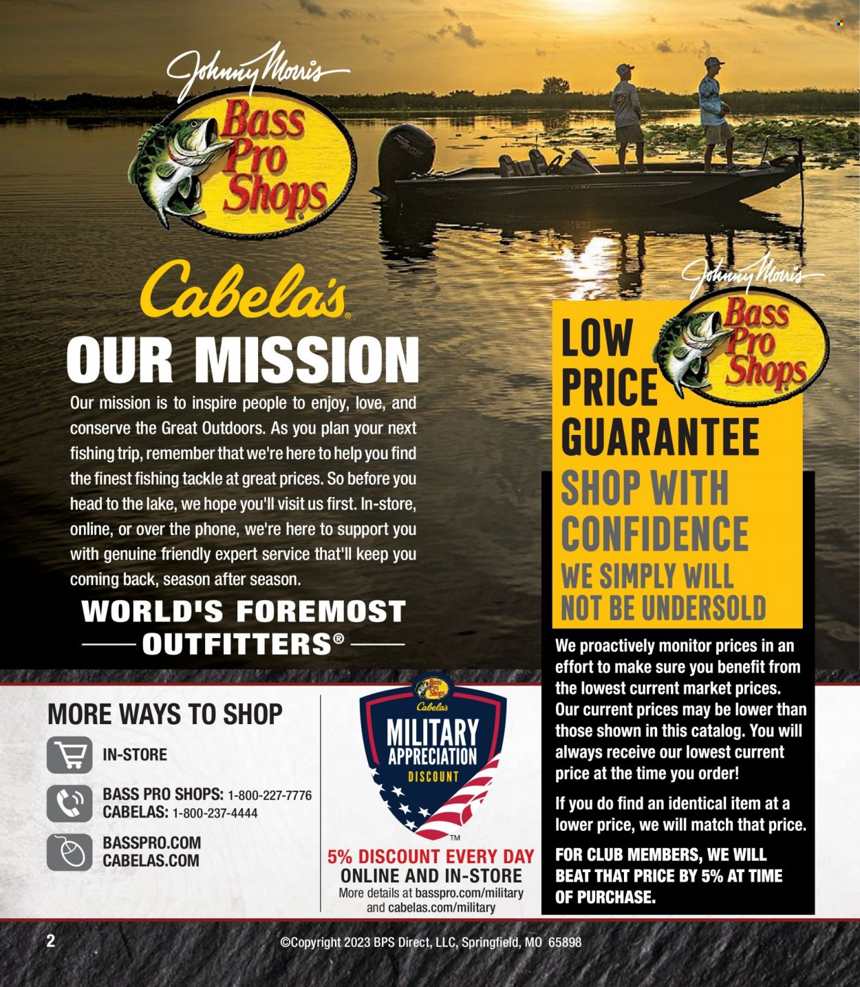 Bass Pro Shops + Cabela's - Summer Angler Specialist Catalog 2023 - Page 2