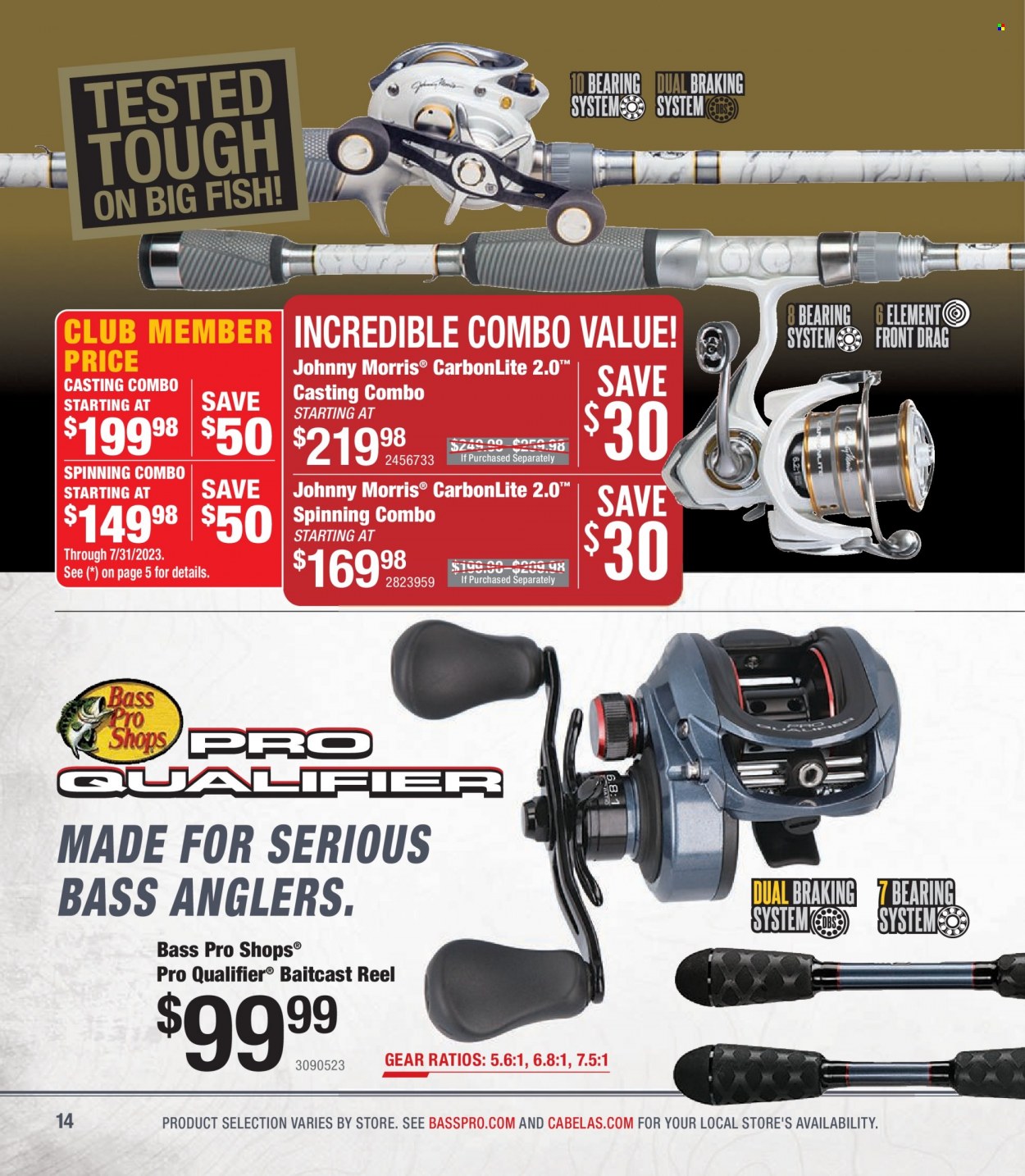 Bass Pro Shops + Cabela's - Summer Angler Specialist Catalog 2023 - Page 14