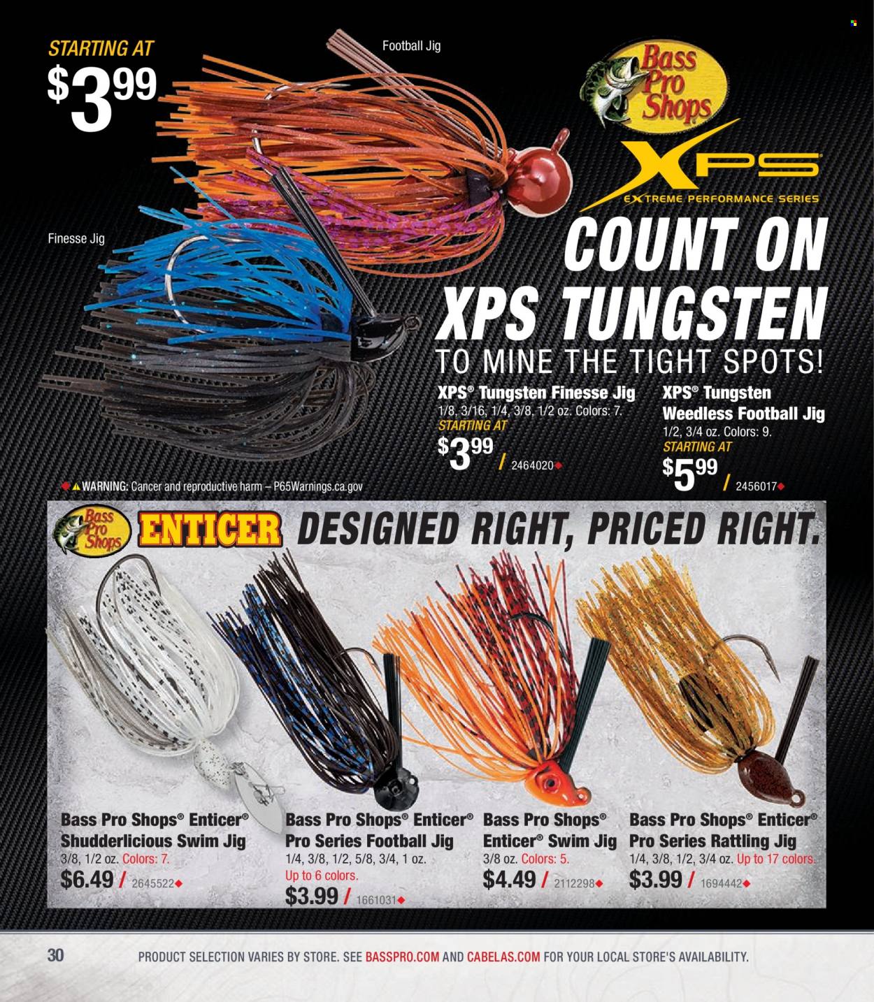 Bass Pro Shops + Cabela's - Summer Angler Specialist Catalog 2023 - Page 30