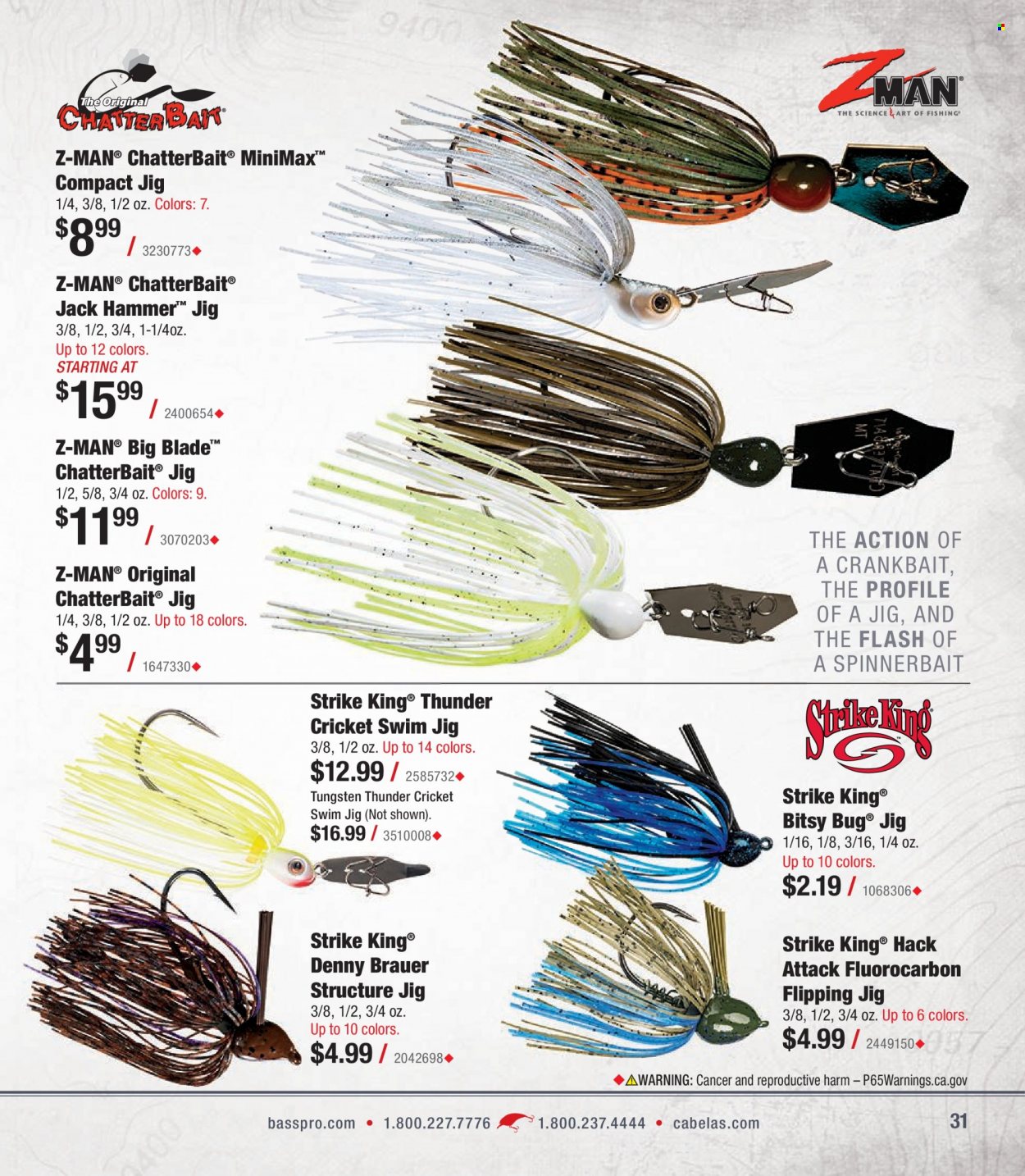 Bass Pro Shops + Cabela's - Summer Angler Specialist Catalog 2023 - Page 31