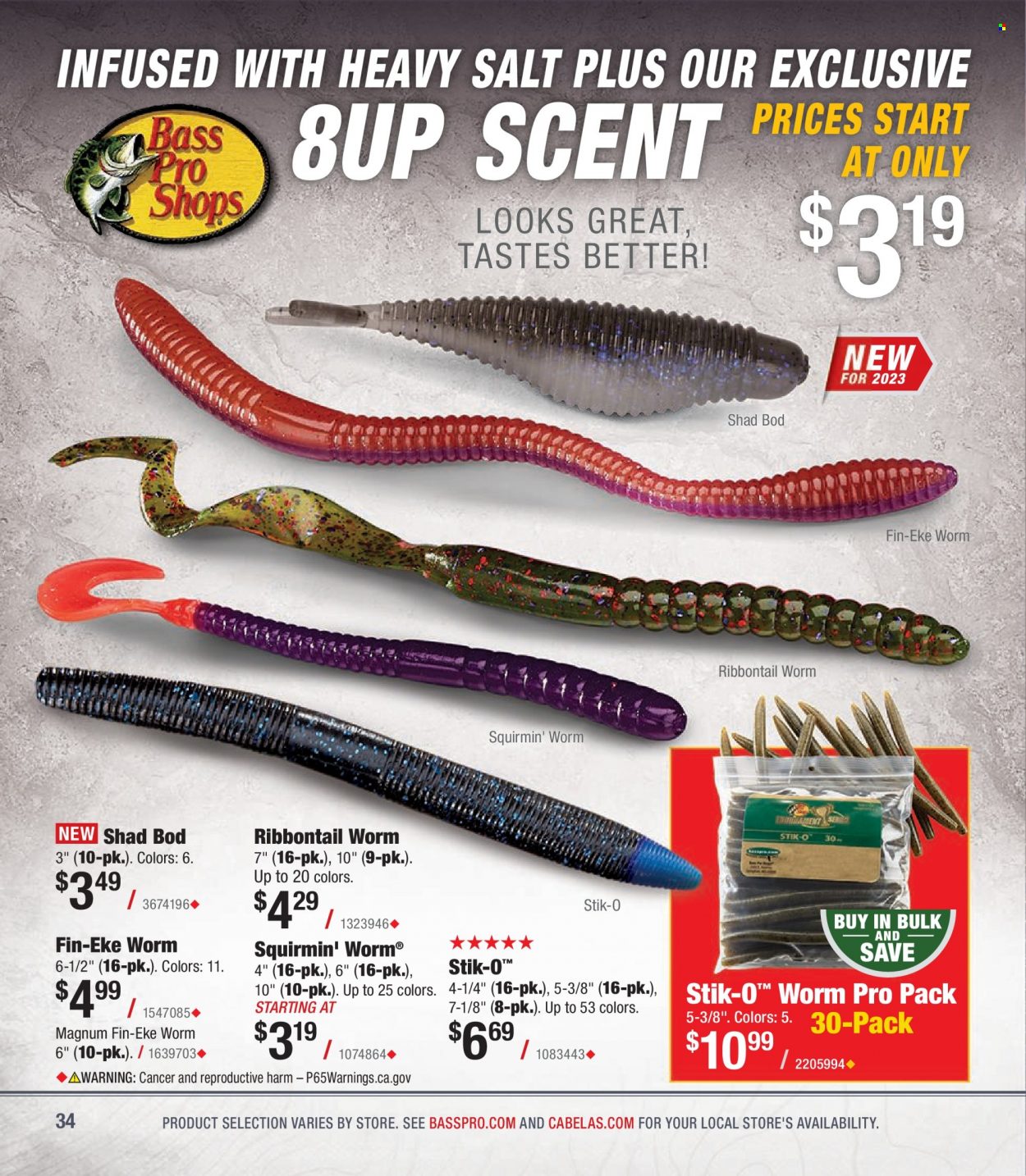 Bass Pro Shops + Cabela's - Summer Angler Specialist Catalog 2023 - Page 34