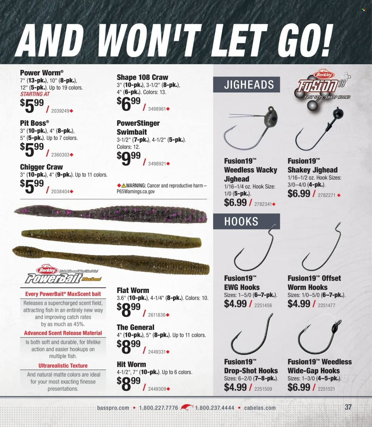 Bass Pro Shops + Cabela's - Summer Angler Specialist Catalog 2023 - Page 37