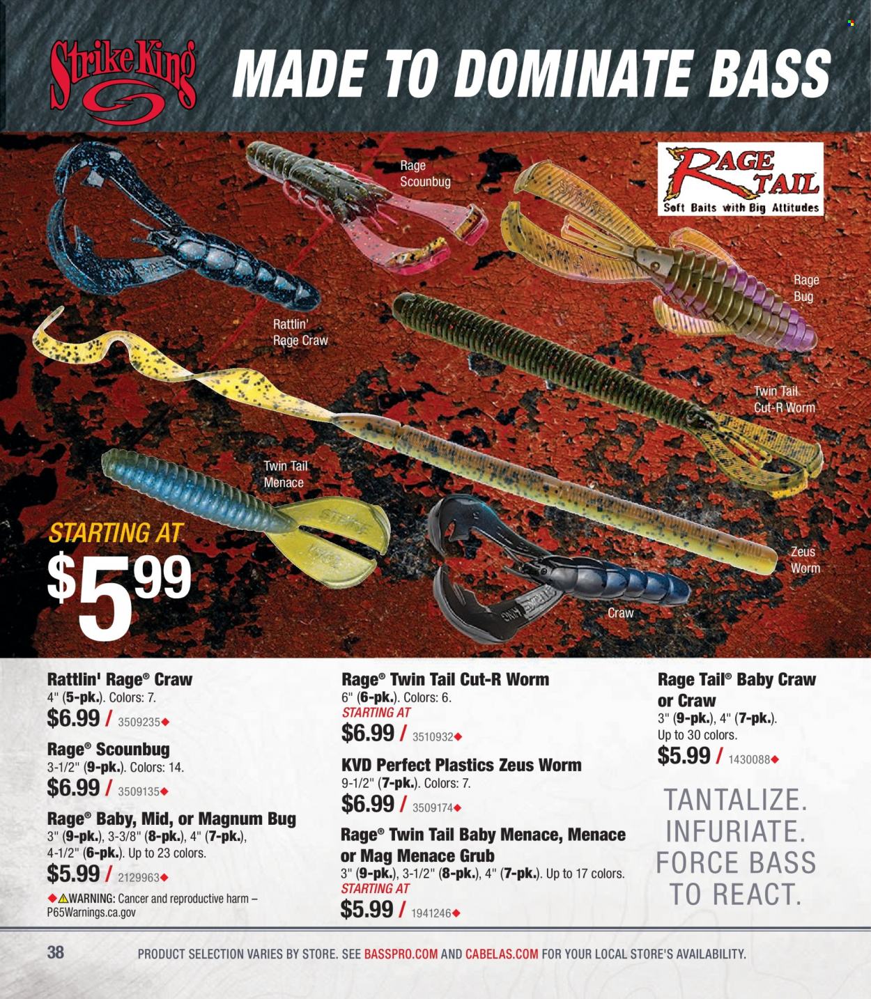 Bass Pro Shops + Cabela's - Summer Angler Specialist Catalog 2023 - Page 38