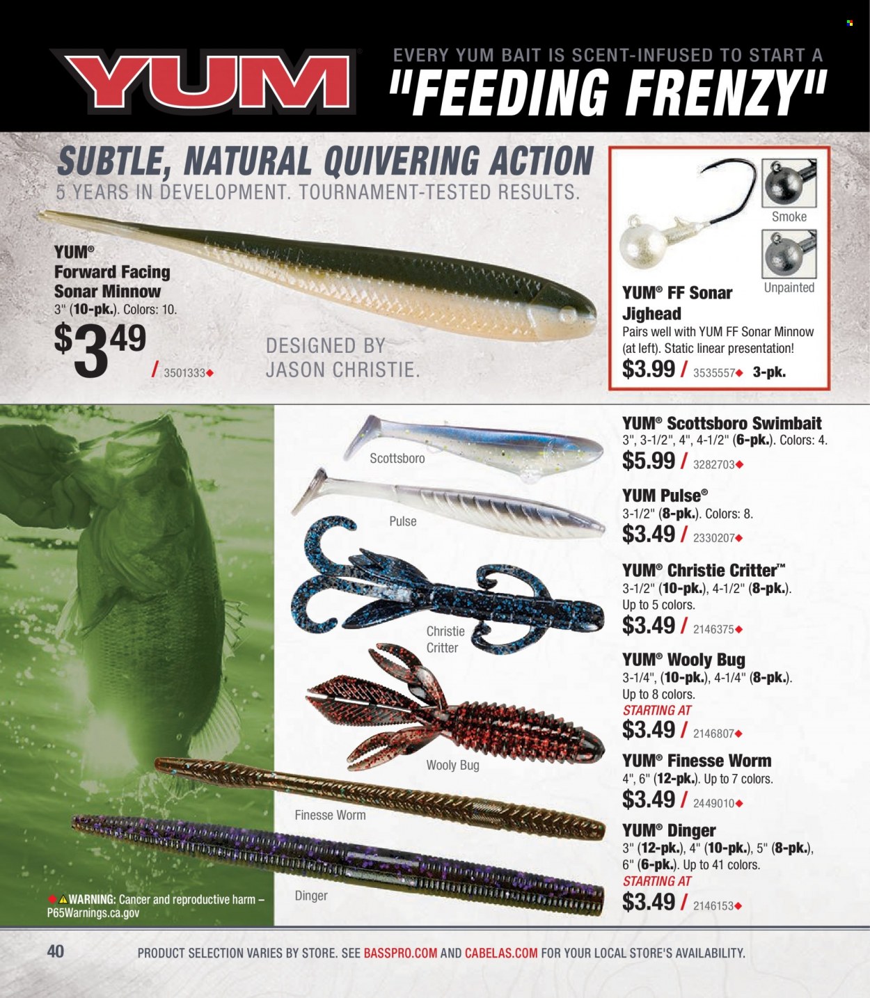 Bass Pro Shops + Cabela's - Summer Angler Specialist Catalog 2023 - Page 40