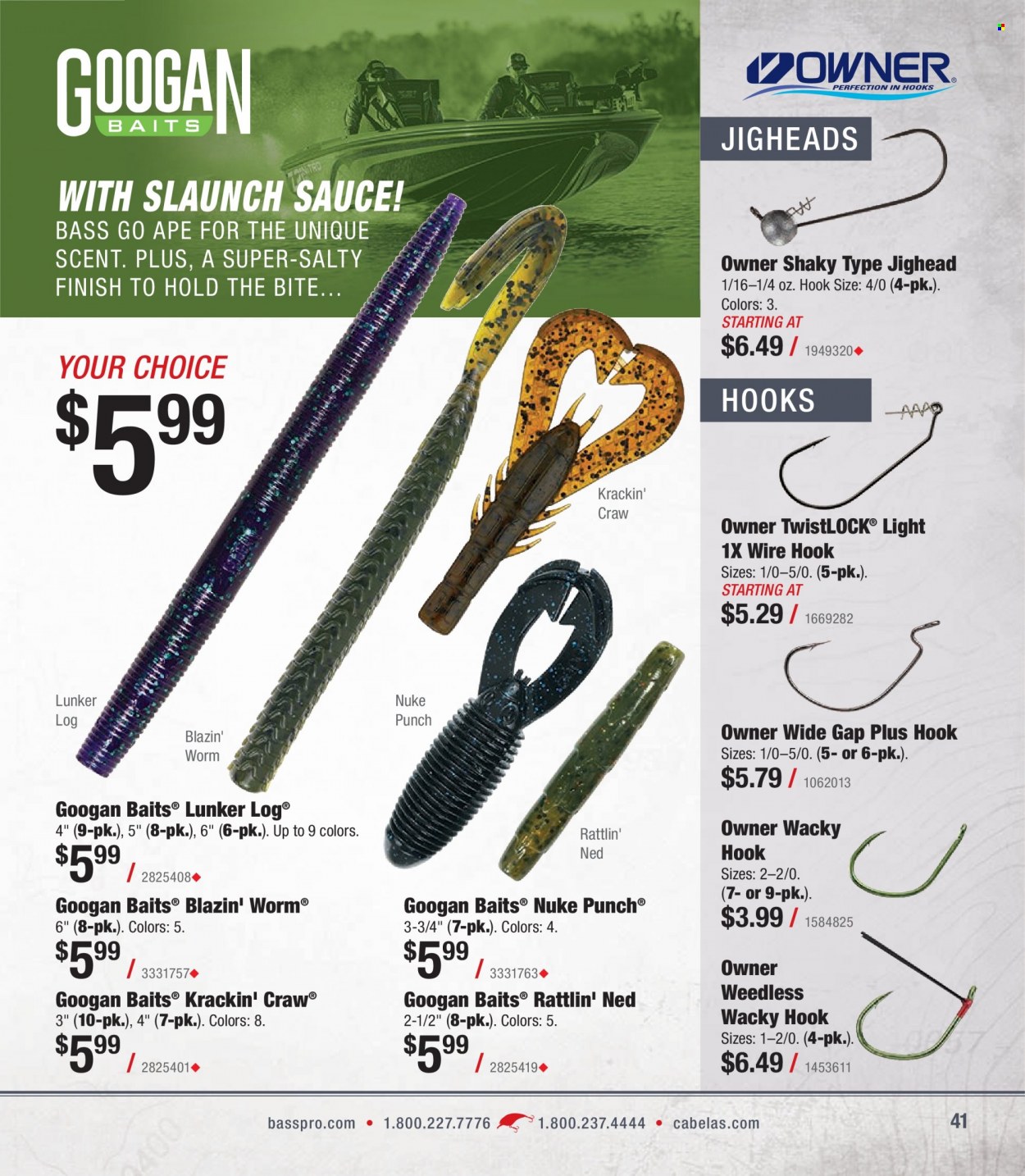 Bass Pro Shops + Cabela's - Summer Angler Specialist Catalog 2023 - Page 41