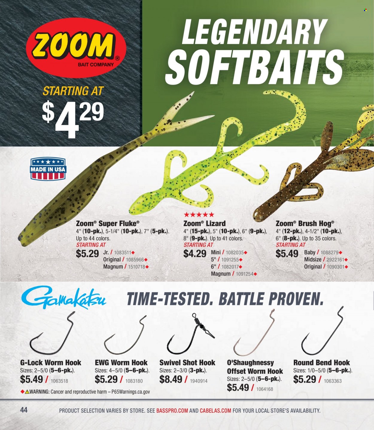 Bass Pro Shops + Cabela's - Summer Angler Specialist Catalog 2023 - Page 44
