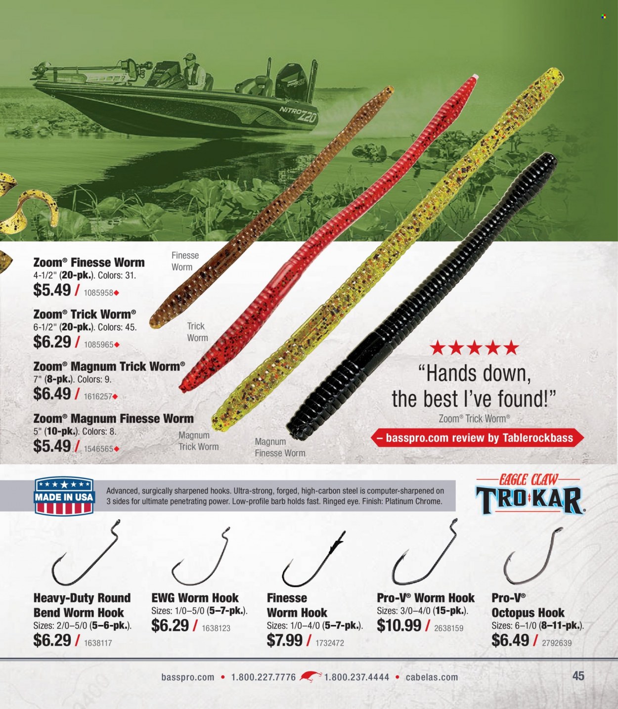 Bass Pro Shops + Cabela's - Summer Angler Specialist Catalog 2023 - Page 45