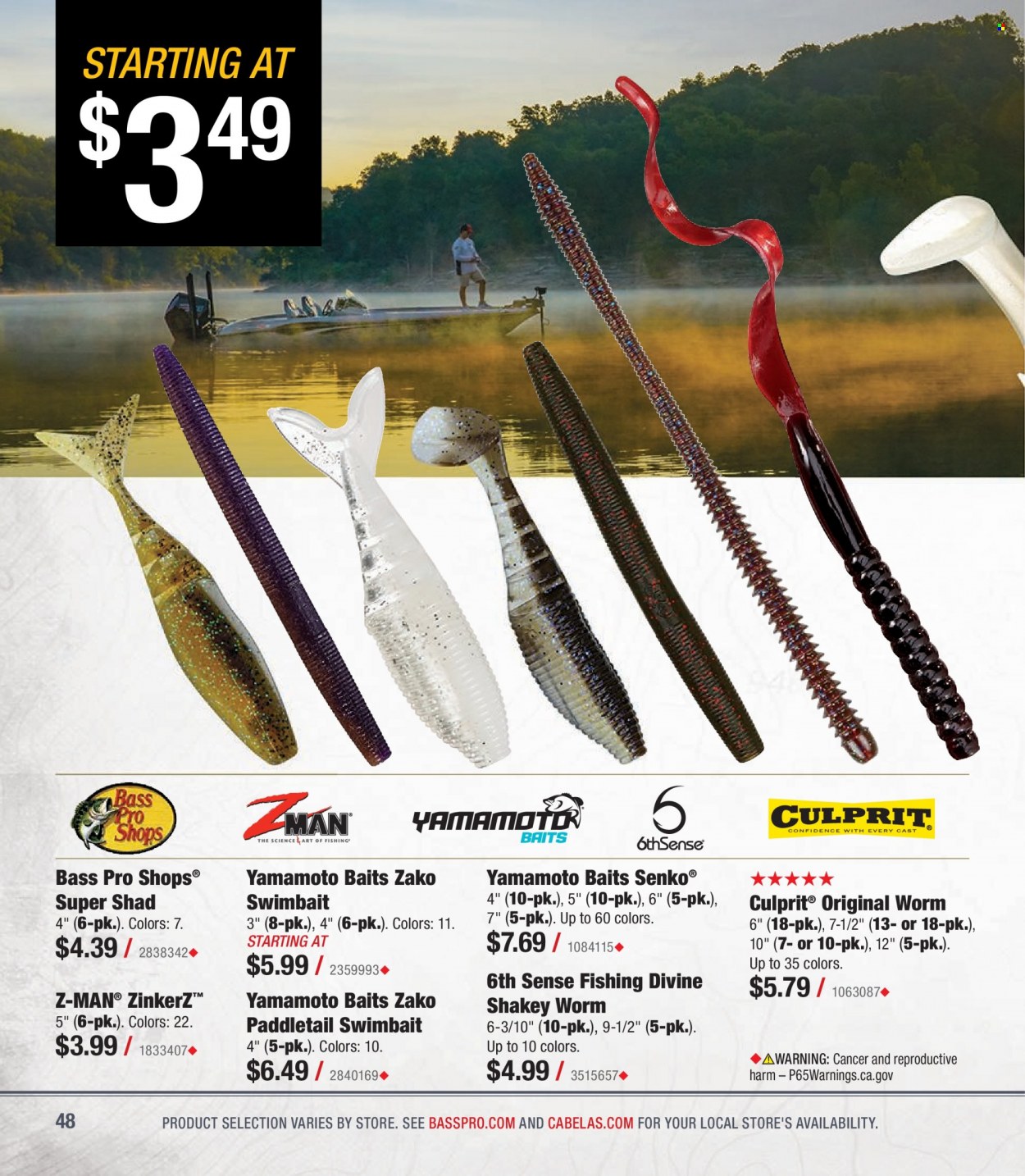 Bass Pro Shops + Cabela's - Summer Angler Specialist Catalog 2023 - Page 48