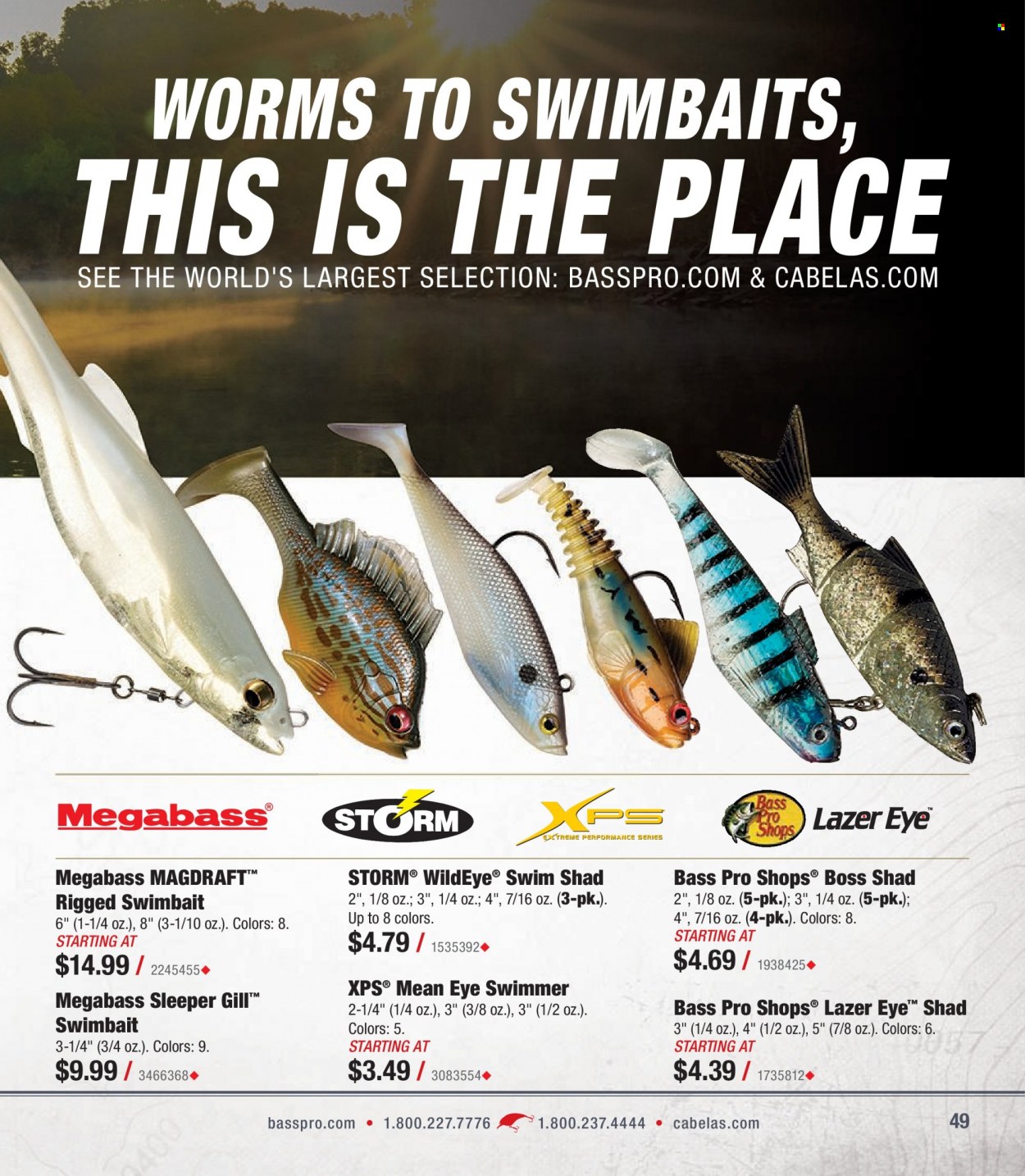 Bass Pro Shops + Cabela's - Summer Angler Specialist Catalog 2023 - Page 49