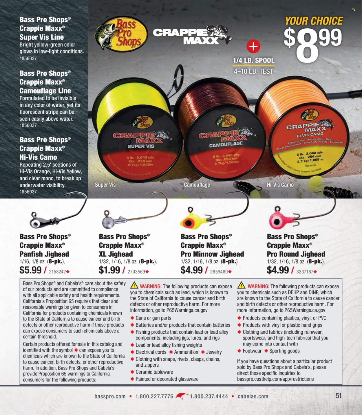 Bass Pro Shops + Cabela's - Summer Angler Specialist Catalog 2023 - Page 51