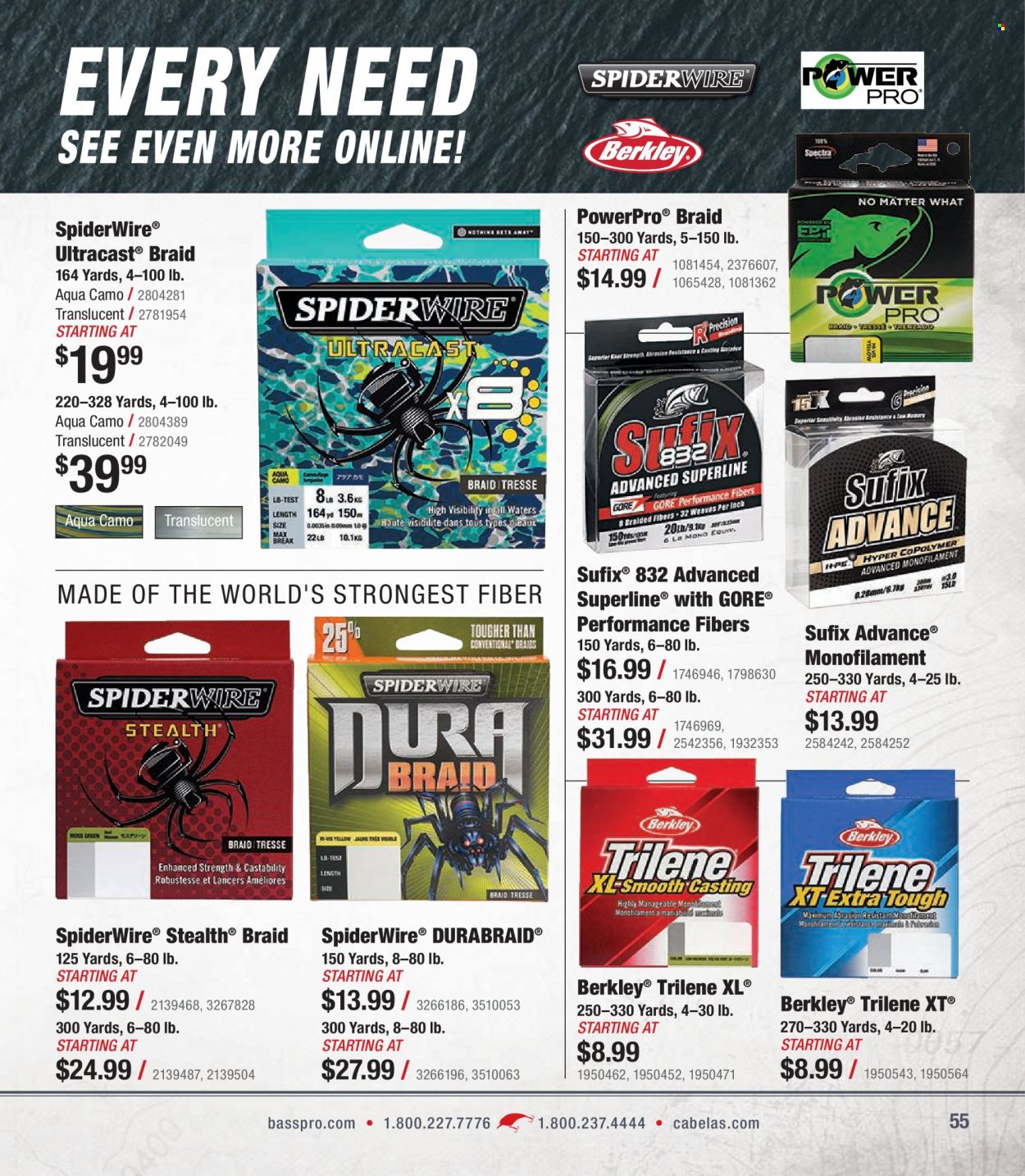 Bass Pro Shops + Cabela's - Summer Angler Specialist Catalog 2023 - Page 55