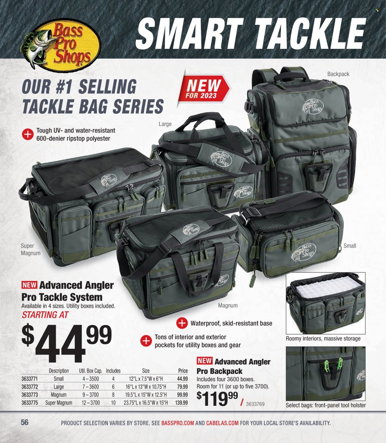 Bass Pro Shops + Cabela's - Summer Angler Specialist Catalog 2023 - Page 56