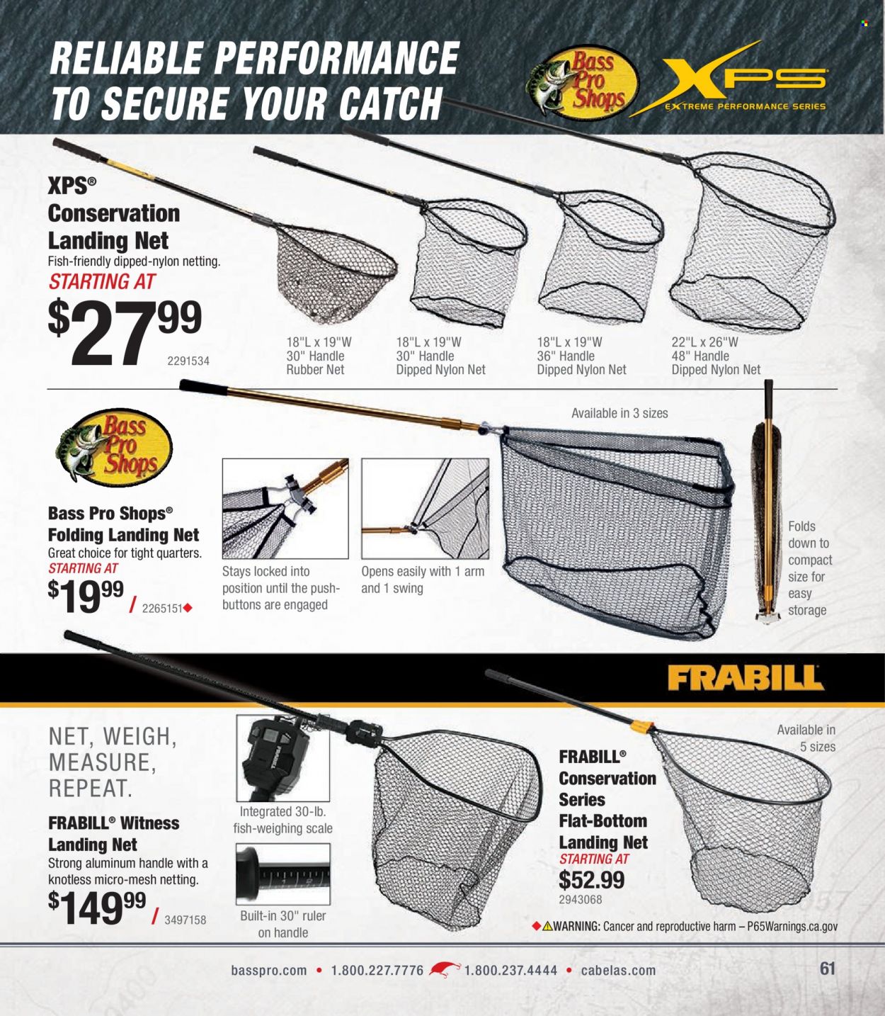 Bass Pro Shops + Cabela's - Summer Angler Specialist Catalog 2023 - Page 61