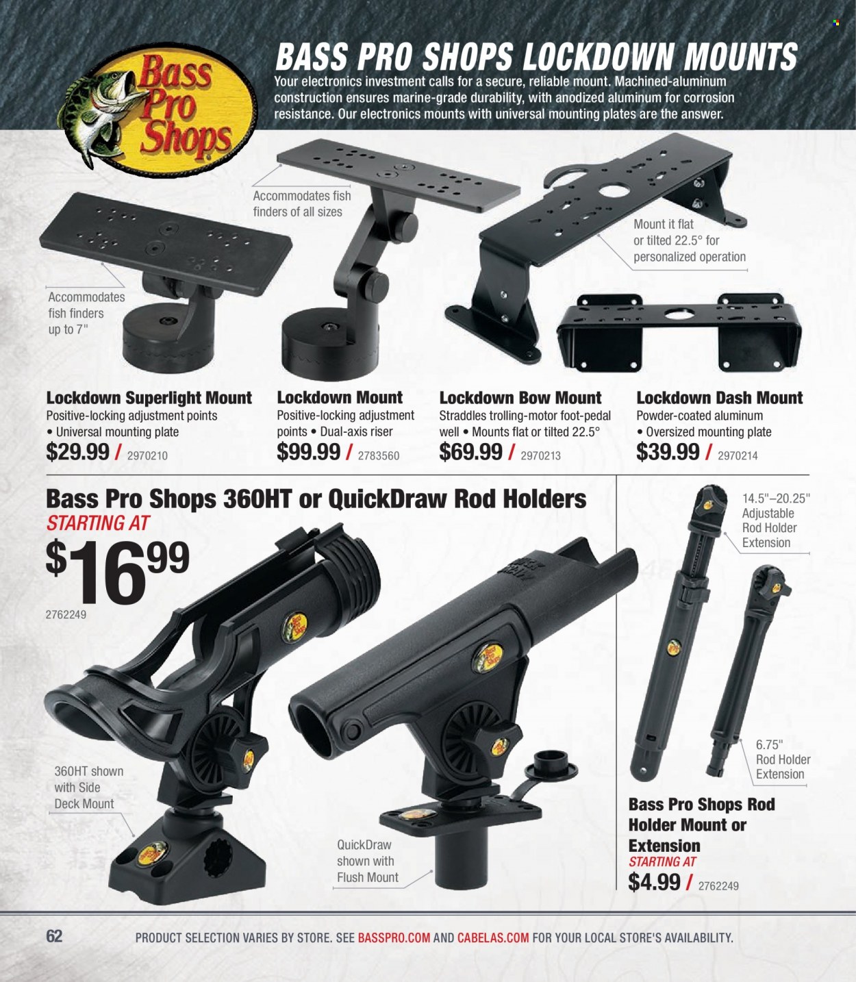 Bass Pro Shops + Cabela's - Summer Angler Specialist Catalog 2023 - Page 62