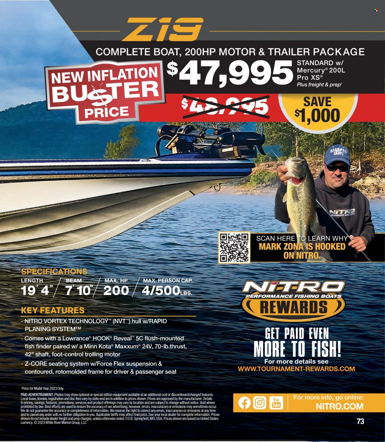 Bass Pro Shops + Cabela's - Summer Angler Specialist Catalog 2023 - Page 73