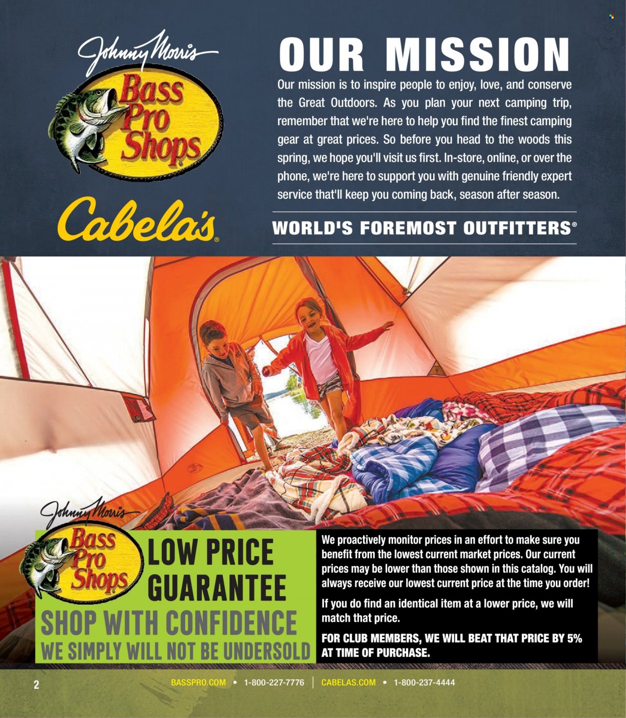Bass Pro Shops + Cabela's - Outdoor Adventure Specialist Catalog 2023 - Page 2