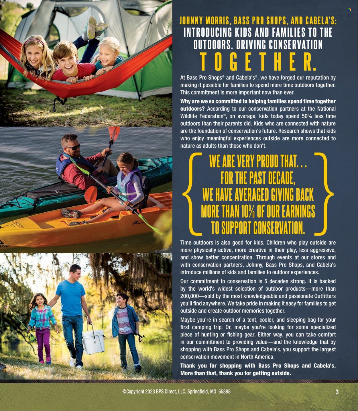 Bass Pro Shops + Cabela's - Outdoor Adventure Specialist Catalog 2023 - Page 3