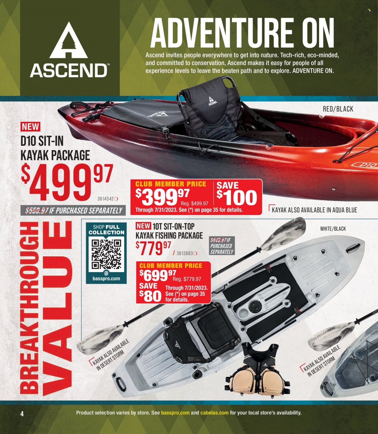 Bass Pro Shops + Cabela's - Outdoor Adventure Specialist Catalog 2023 - Page 4