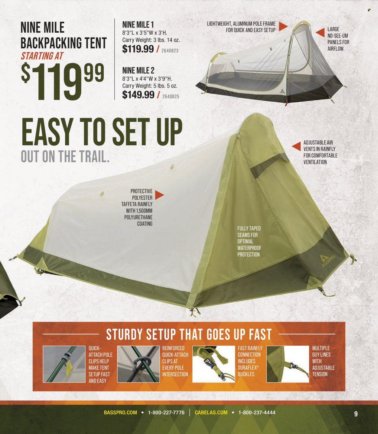 Bass Pro Shops + Cabela's - Outdoor Adventure Specialist Catalog 2023 - Page 9
