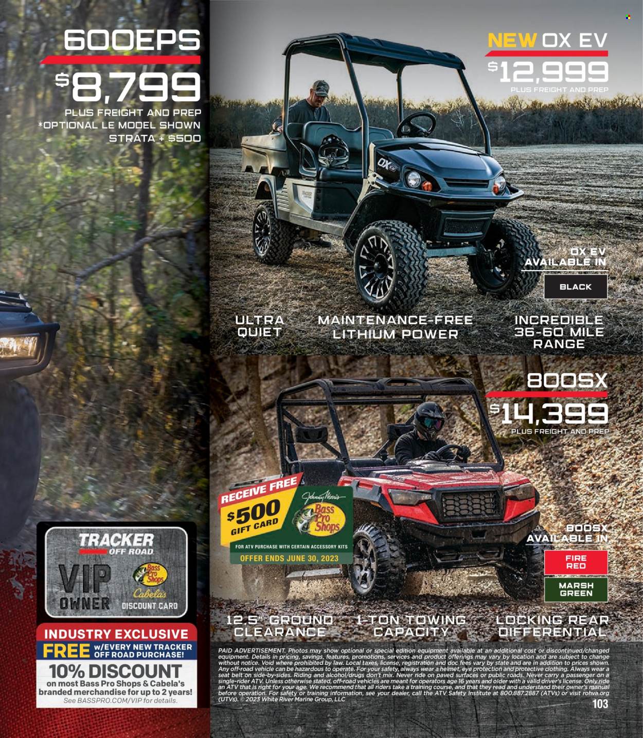 Bass Pro Shops + Cabela's - Outdoor Adventure Specialist Catalog 2023 - Page 13