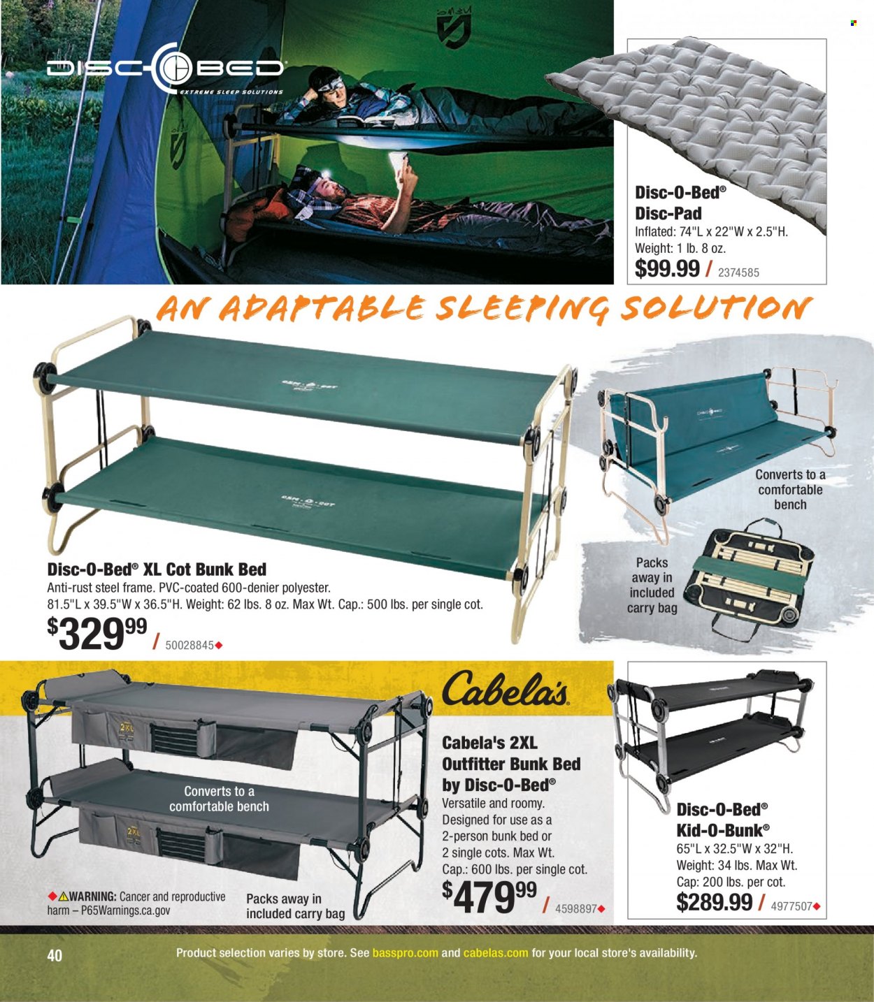 Bass Pro Shops + Cabela's - Outdoor Adventure Specialist Catalog 2023 - Page 49