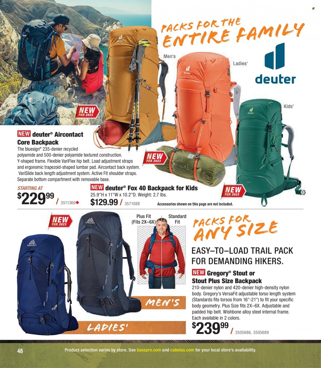 Bass Pro Shops + Cabela's - Outdoor Adventure Specialist Catalog 2023 - Page 57