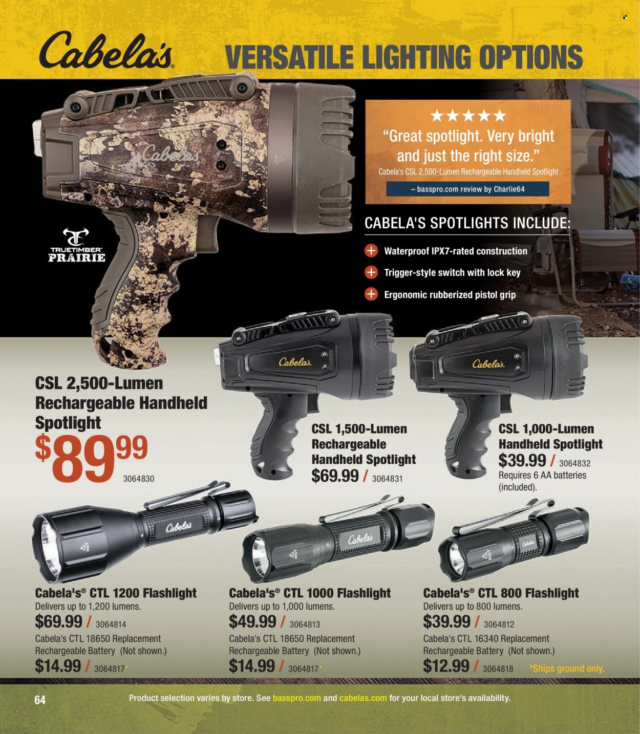 Bass Pro Shops + Cabela's - Outdoor Adventure Specialist Catalog 2023 - Page 73