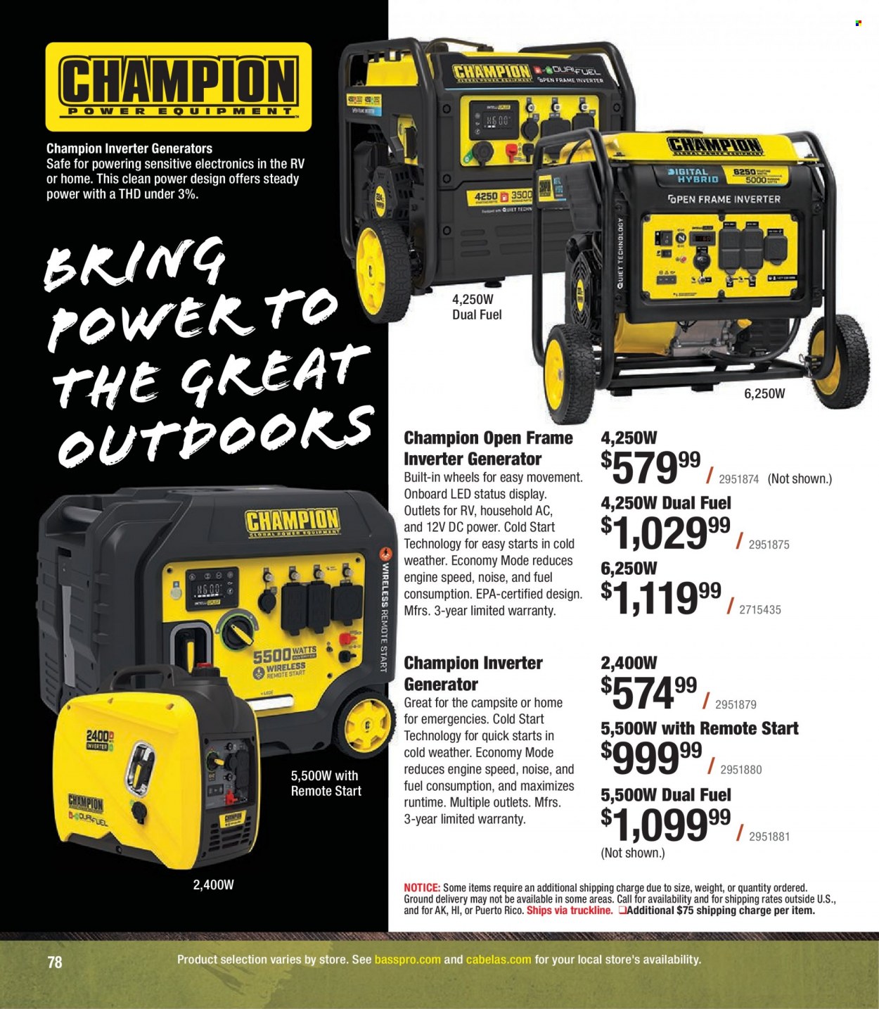 Bass Pro Shops + Cabela's - Outdoor Adventure Specialist Catalog 2023 - Page 87