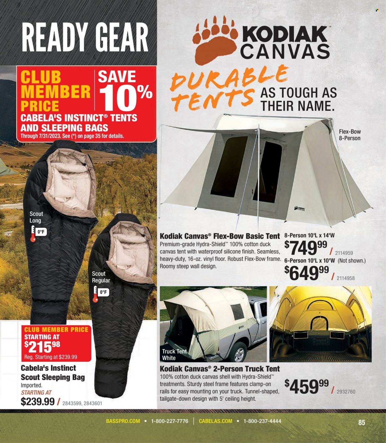 Bass Pro Shops + Cabela's - Outdoor Adventure Specialist Catalog 2023 - Page 94