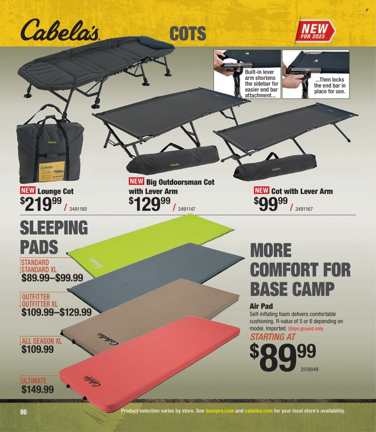 Bass Pro Shops + Cabela's - Outdoor Adventure Specialist Catalog 2023 - Page 95