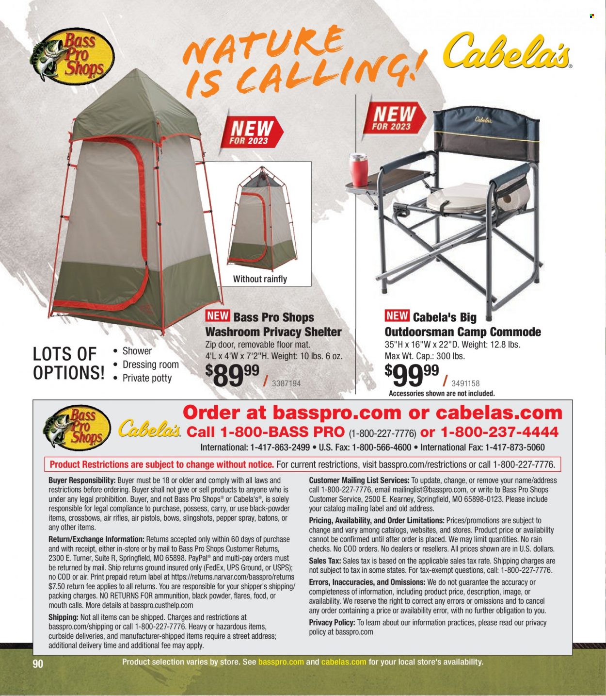 Bass Pro Shops + Cabela's - Outdoor Adventure Specialist Catalog 2023 - Page 99