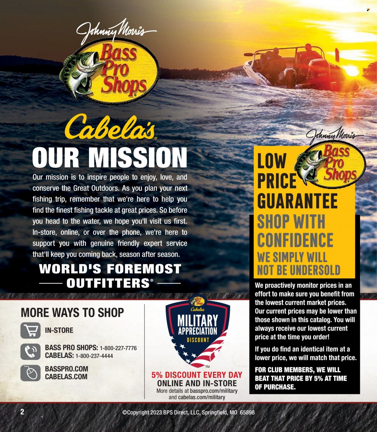 Bass Pro Shops + Cabela's - Northern Angler Specialist Catalog 2023 - Page 2