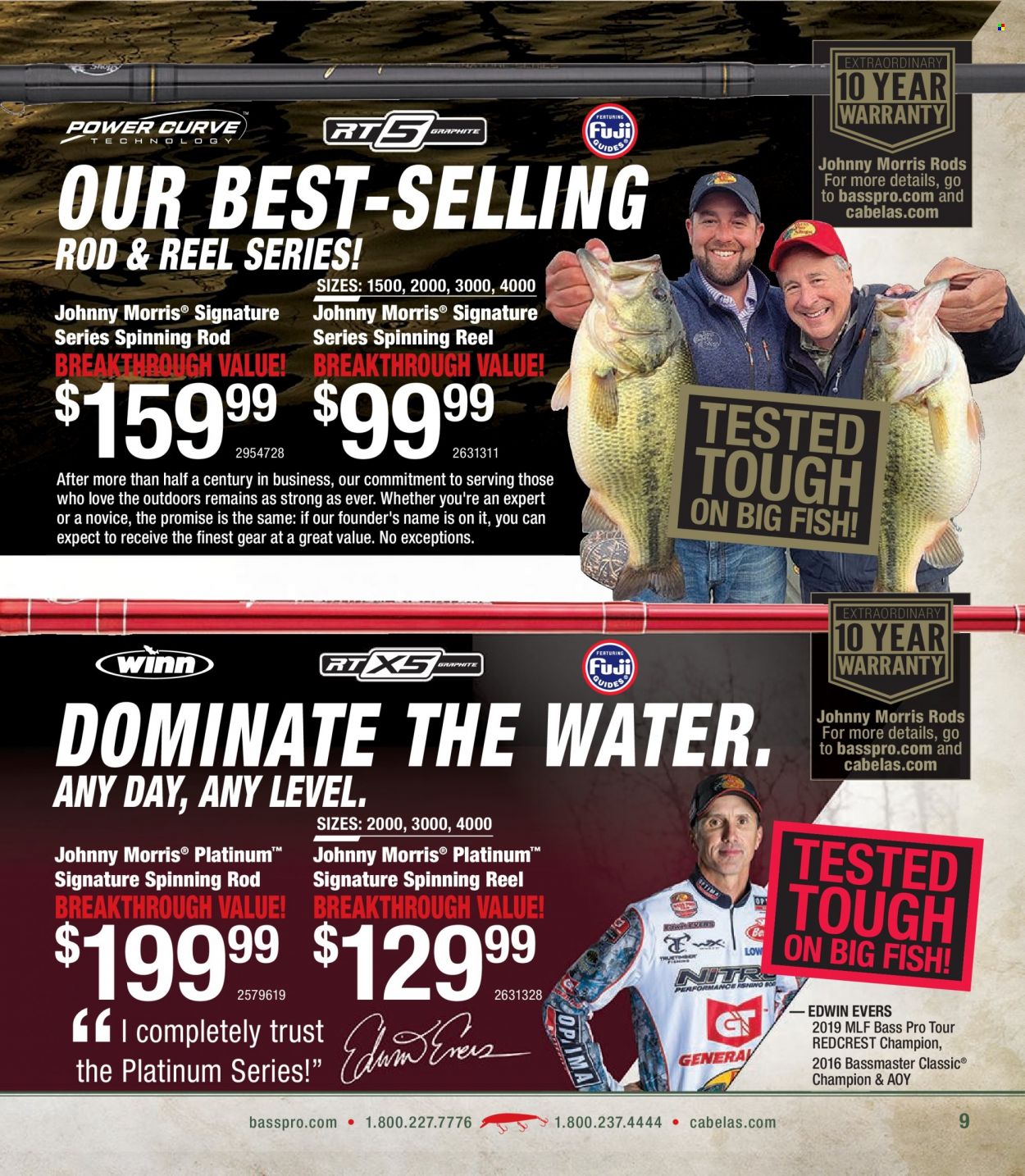 Bass Pro Shops + Cabela's - Northern Angler Specialist Catalog 2023 - Page 9