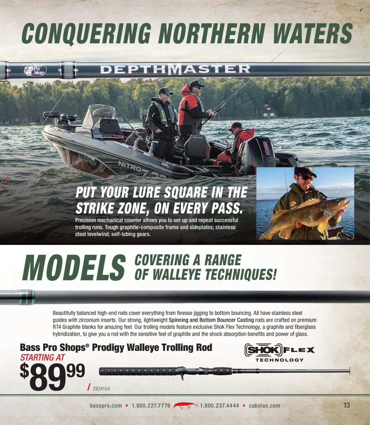 Bass Pro Shops + Cabela's - Northern Angler Specialist Catalog 2023 - Page 13