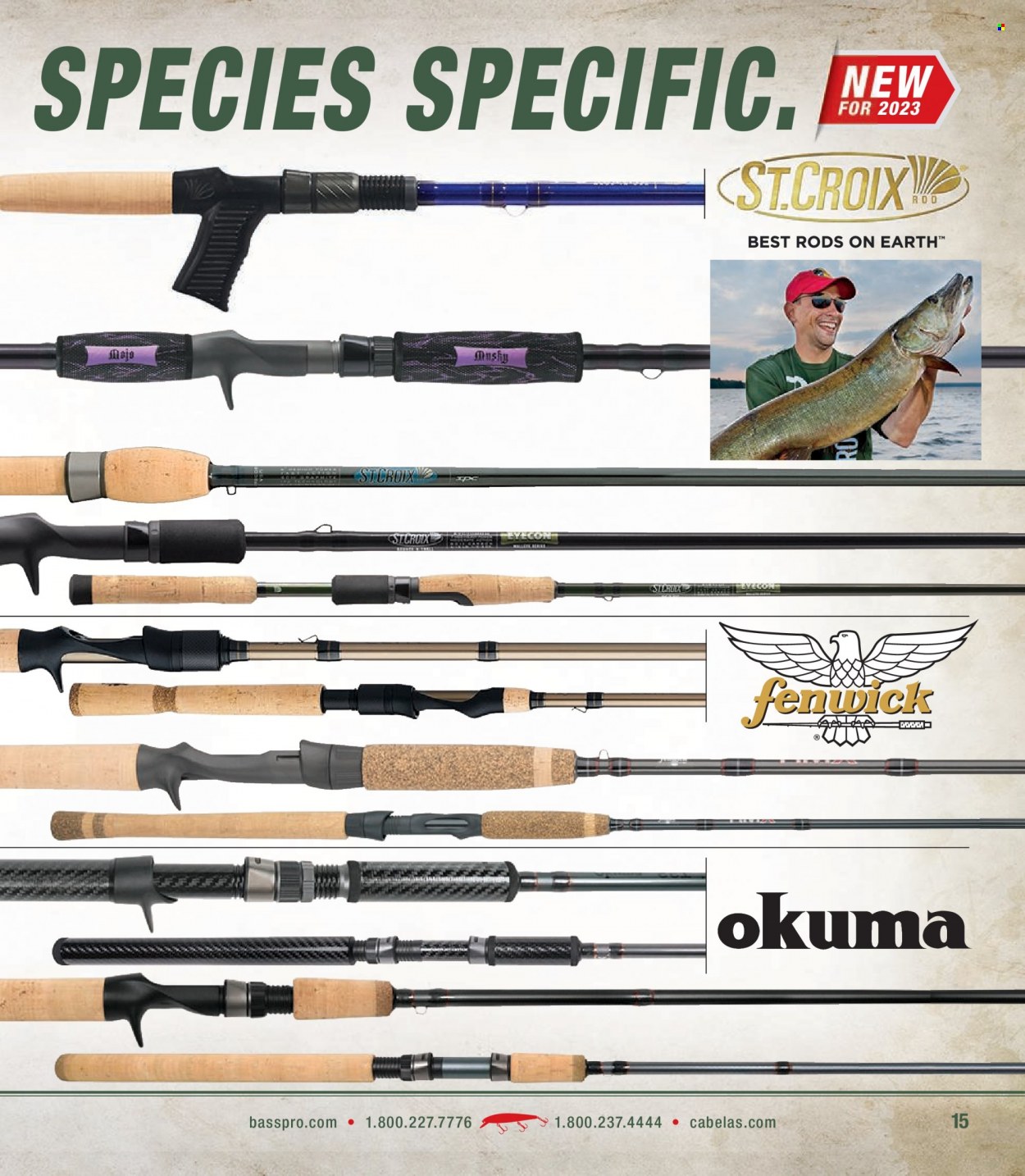 Bass Pro Shops + Cabela's - Northern Angler Specialist Catalog 2023 - Page 15