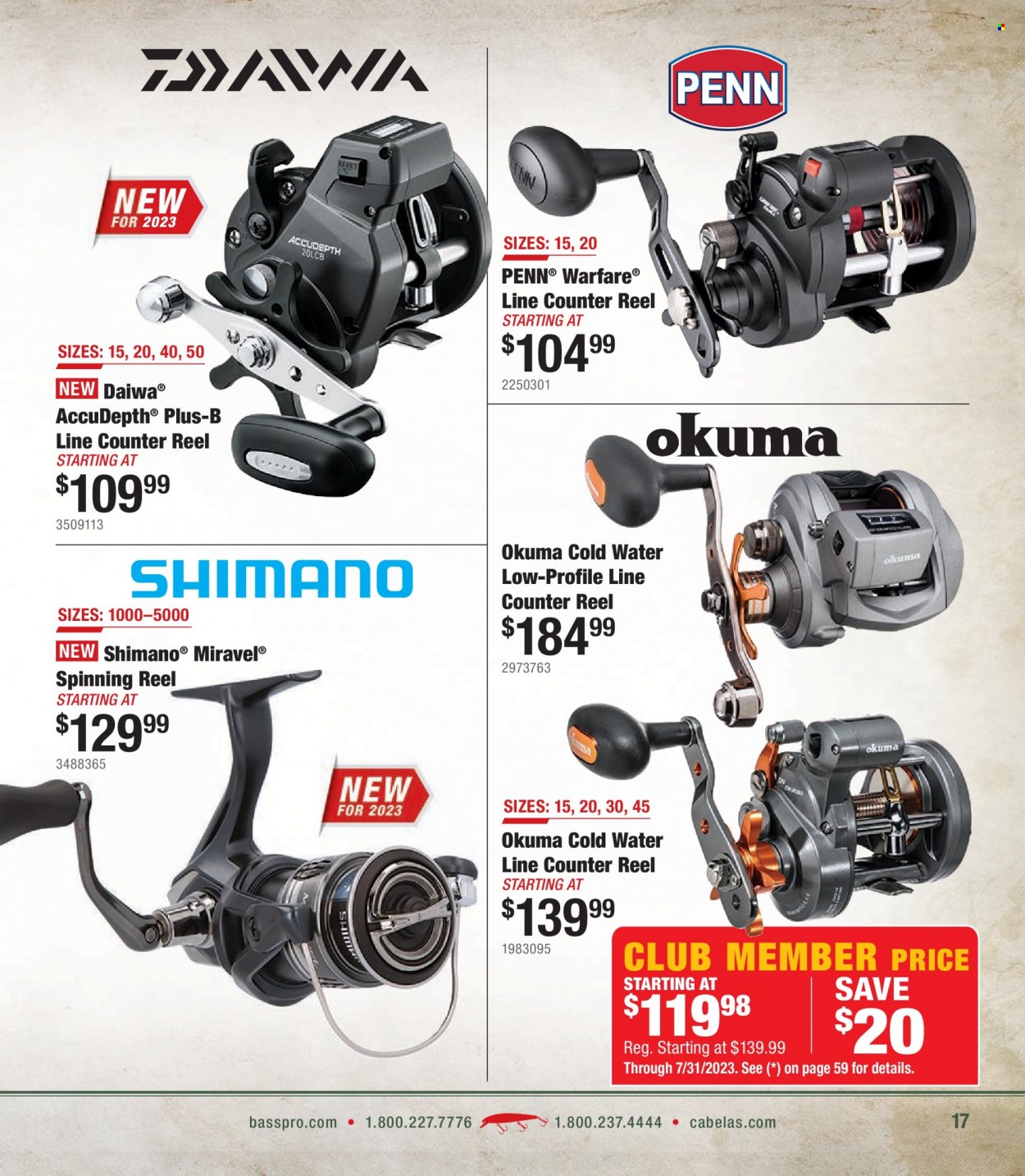 Bass Pro Shops + Cabela's - Northern Angler Specialist Catalog 2023 - Page 17