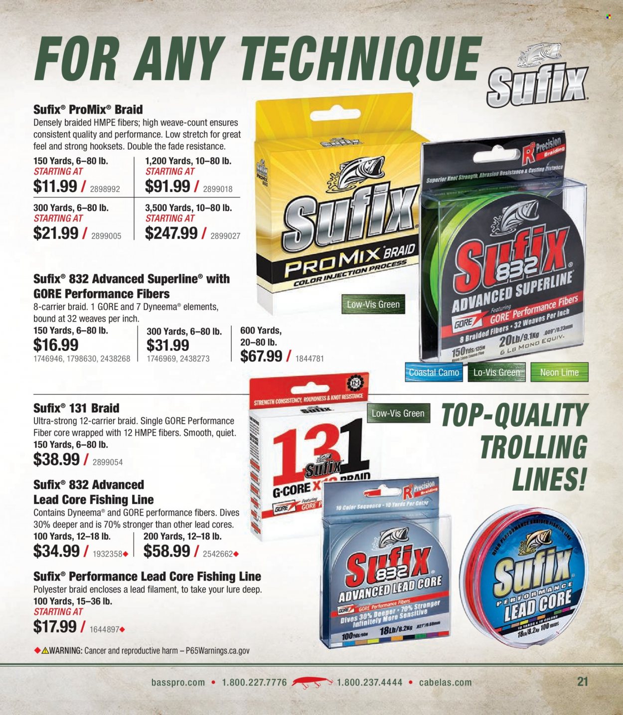 Bass Pro Shops + Cabela's - Northern Angler Specialist Catalog 2023 - Page 21