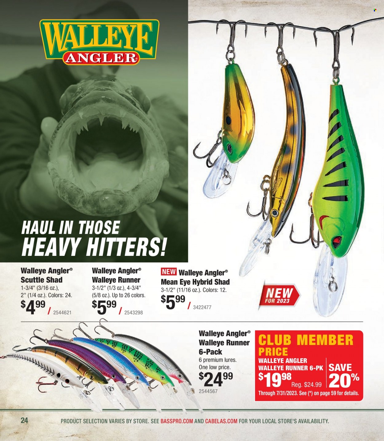 Bass Pro Shops + Cabela's - Northern Angler Specialist Catalog 2023 - Page 24